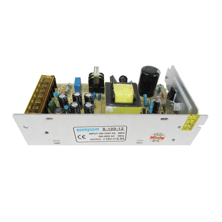 SOMPOM S-100-12 100W 12V 8.5A Iron Shell Driver LED Light Strip Lighting Monitor Power Supply 100W 8.5A - 100W 8.5A