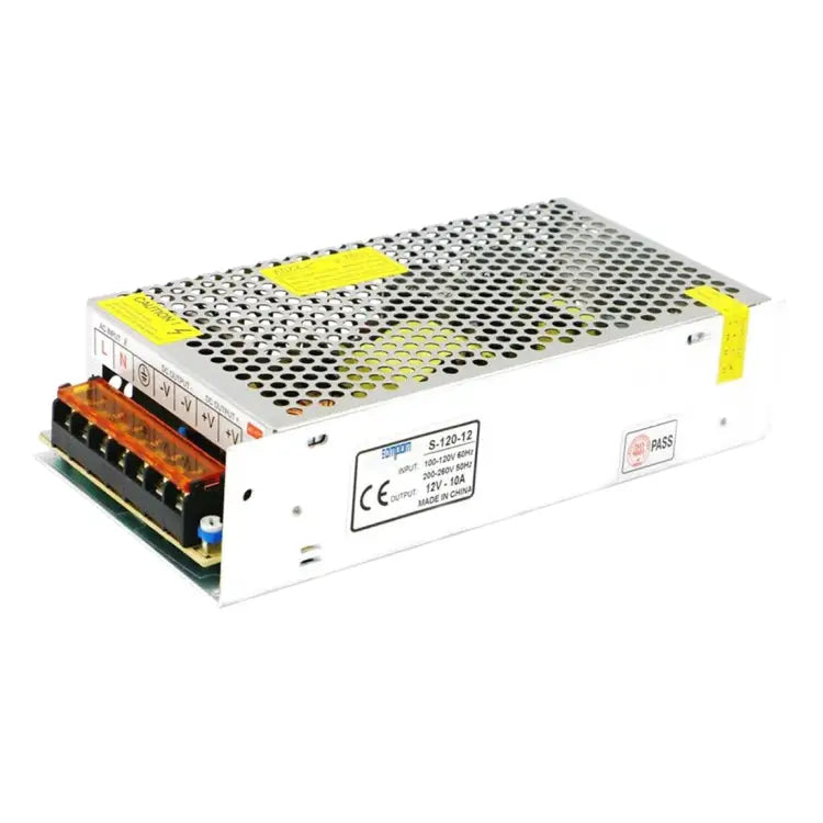SOMPOM S-120-12 120W 12V 10A Iron Shell Driver LED Light Strip Lighting Monitor Power Supply 120W 10A - 120W 10A