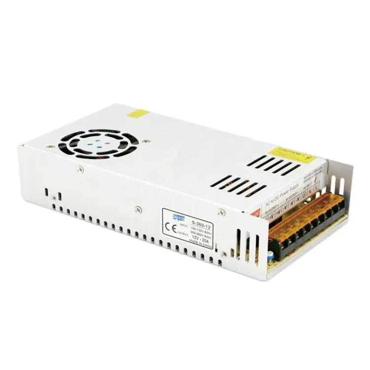 SOMPOM S-360-12 360W 12V 30A Iron Shell Driver LED Light Strip Lighting Monitor Power Supply 360W 30A - 360W 30A