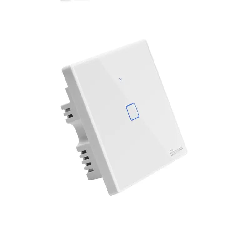 Sonoff T2 Touch 86mm Tempered Glass Panel Wall Switch Smart Home Light Touch Switch Compatible with Alexa and Google