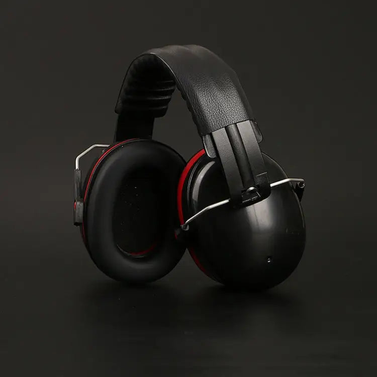 Soundproof Earmuffs Noise-Proof Sleep Earmuffs Industrial Protective Earmuffs Ear Caps Red Black Blue Black Black