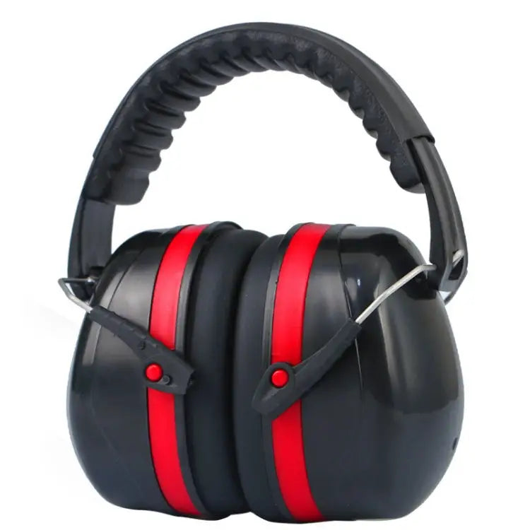 Soundproof Earmuffs Noise-Proof Sleep Earmuffs Industrial Protective Earmuffs Ear Caps Red Black Blue Black Black - Red