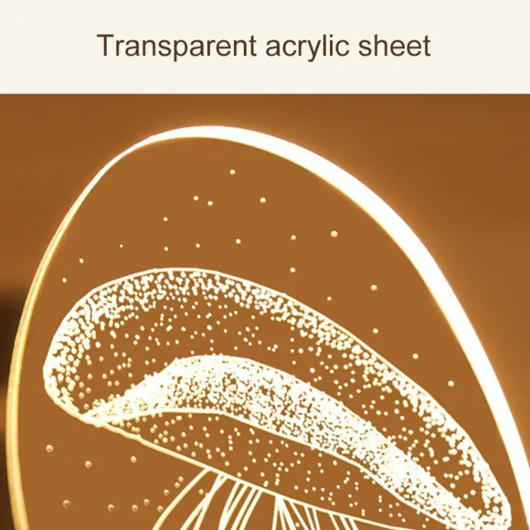 Spaceship Shape Creative Crack Touch Dimming 3D Colorful Decorative Night Light with Remote Control Spaceship Shape