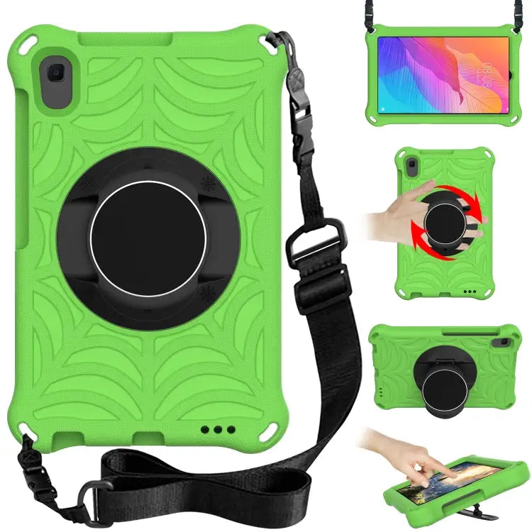 Spider King EVA Protective Case with Adjustable Shoulder Strap & Holder For Huawei MediaPad T5 For Huawei MatePad T 8