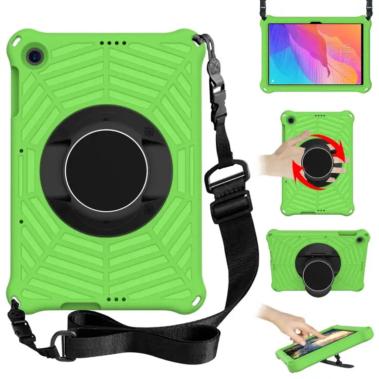 Spider King EVA Protective Case with Adjustable Shoulder Strap & Holder For Huawei MediaPad T5 For Huawei MatePad T 8