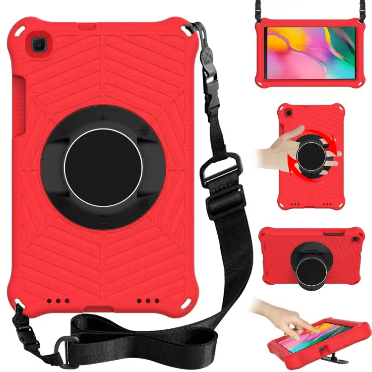 Spider King EVA Protective Case with Adjustable Shoulder Strap & Holder For Samsung Galaxy Tab A 8.0 2018 SM-T387W