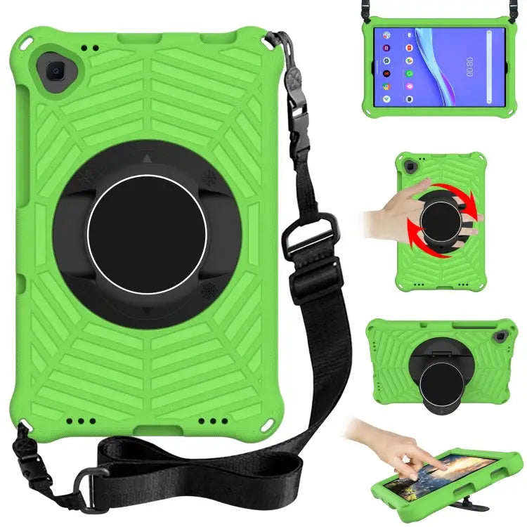 Spider King EVA Protective Case with Adjustable Shoulder Strap & Holder For Lenovo M10 Plus TB-X606F For Lenovo M10 FHD