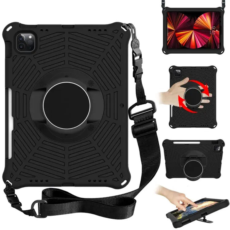 Spider King EVA Protective Case with Adjustable Shoulder Strap & Holder & Pen Slot For iPad 9.7 2018 & 2017 / Pro 9.7