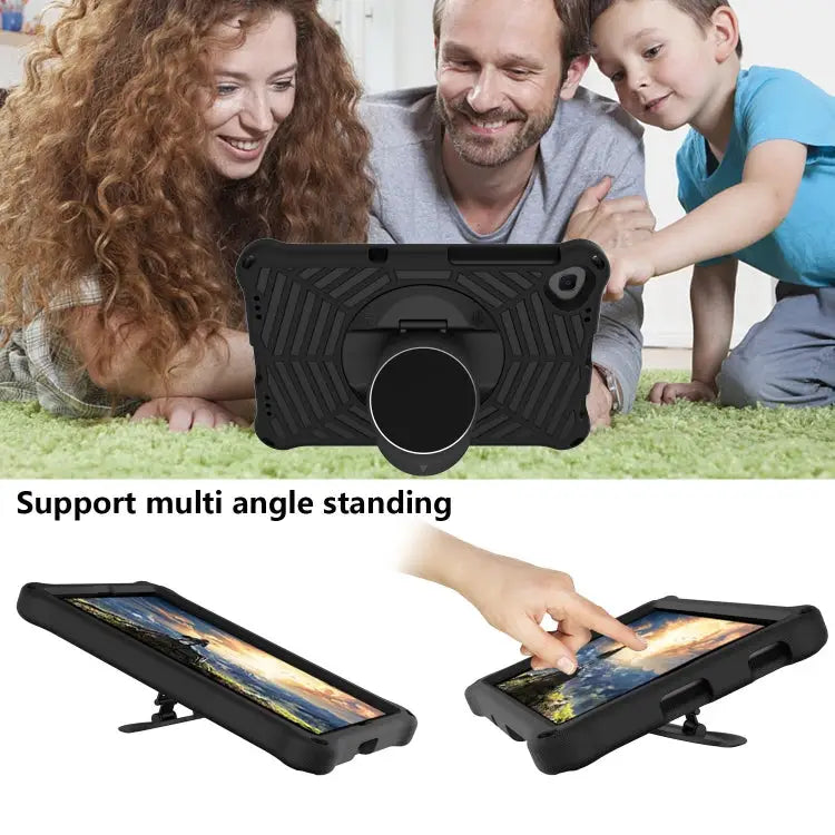 Spider King EVA Protective Case with Adjustable Shoulder Strap & Holder For Lenovo M10 Plus TB-X606F For Lenovo M10 FHD