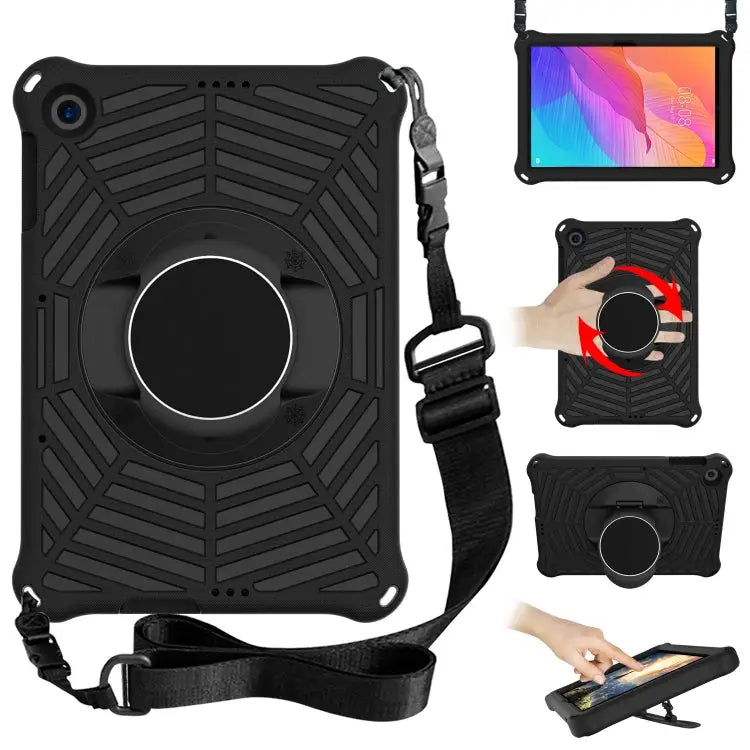 Spider King EVA Protective Case with Adjustable Shoulder Strap & Holder For Huawei MediaPad T5 For Huawei MatePad T 8