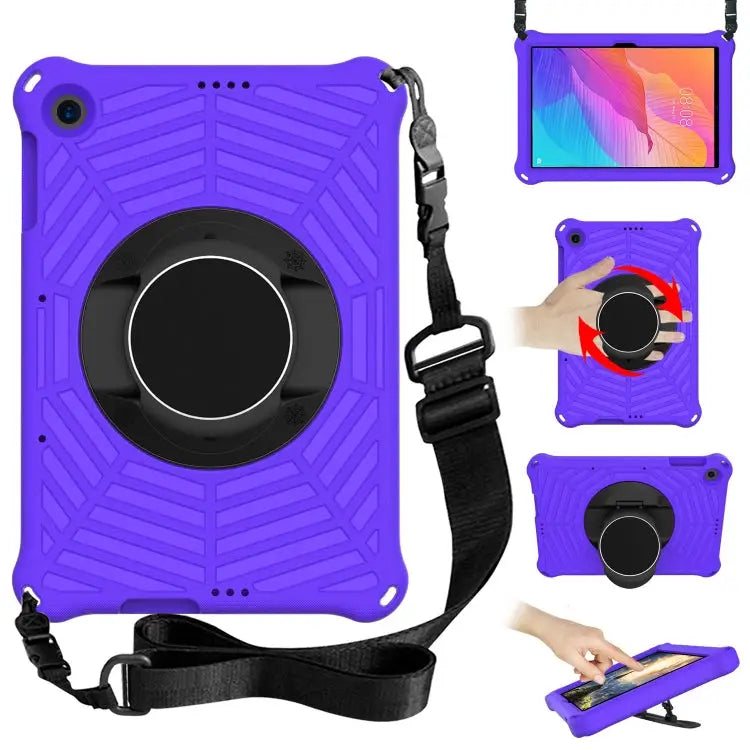 Spider King EVA Protective Case with Adjustable Shoulder Strap & Holder For Huawei MediaPad T5 For Huawei MatePad T 8