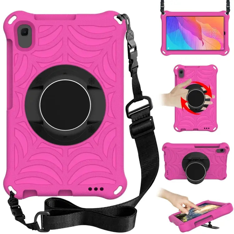 Spider King EVA Protective Case with Adjustable Shoulder Strap & Holder For Huawei MediaPad T5 For Huawei MatePad T 8