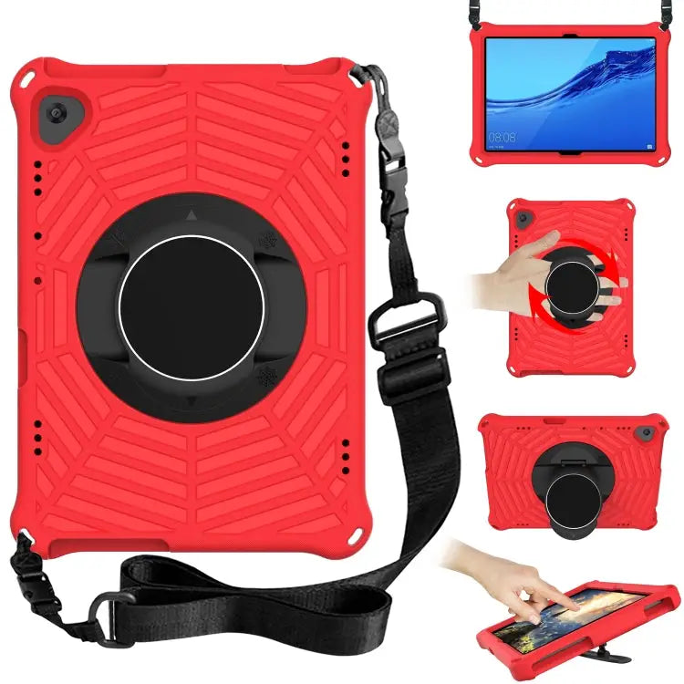 Spider King EVA Protective Case with Adjustable Shoulder Strap & Holder For Huawei MediaPad T5 For Huawei MatePad T 8