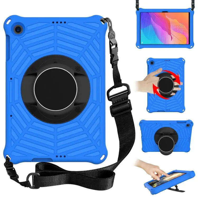 Spider King EVA Protective Case with Adjustable Shoulder Strap & Holder For Huawei MediaPad T5 For Huawei MatePad T 8