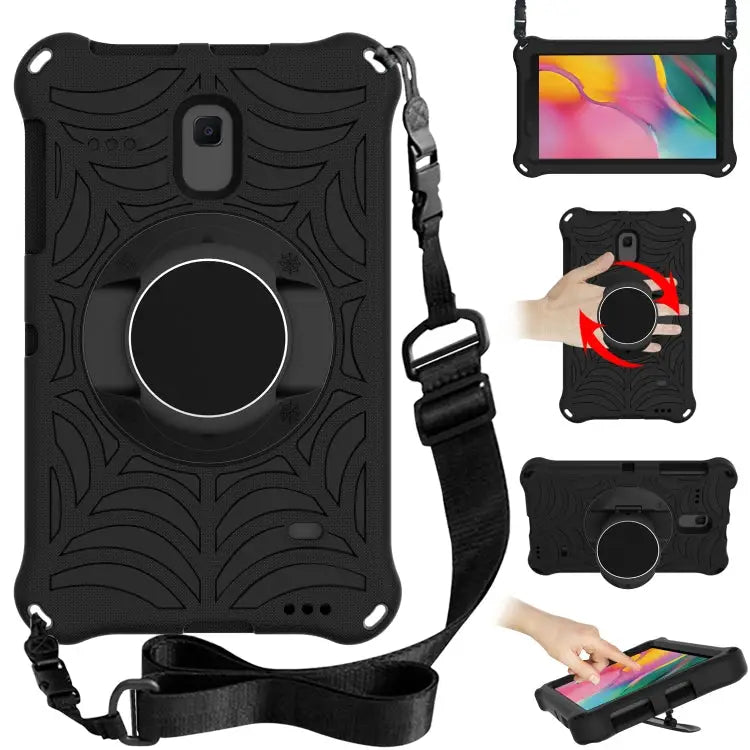 Spider King EVA Protective Case with Adjustable Shoulder Strap & Holder For Samsung Galaxy Tab A 8.0 2018 SM-T387W