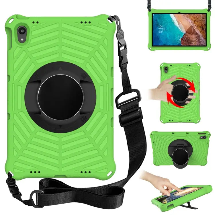 Spider King EVA Protective Case with Adjustable Shoulder Strap & Holder For Lenovo M10 Plus TB-X606F For Lenovo M10 FHD
