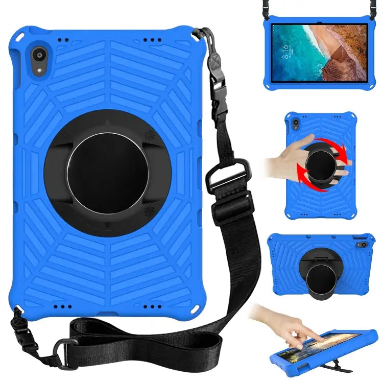 Spider King EVA Protective Case with Adjustable Shoulder Strap & Holder For Lenovo M10 Plus TB-X606F For Lenovo M10 FHD