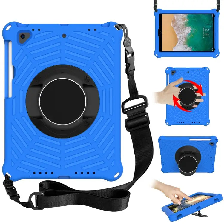 Spider King EVA Protective Case with Adjustable Shoulder Strap & Holder & Pen Slot For iPad 9.7 2018 & 2017 / Pro 9.7