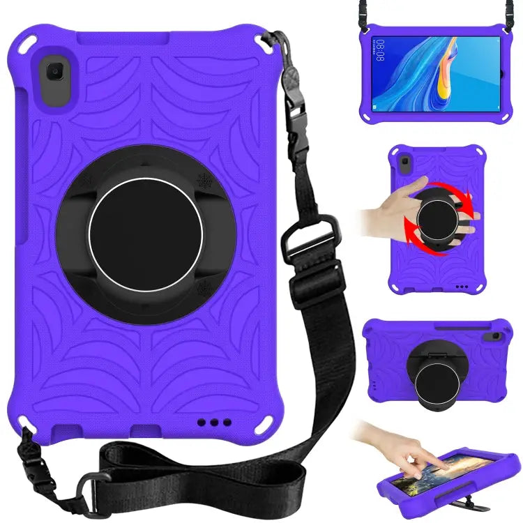 Spider King EVA Protective Case with Adjustable Shoulder Strap & Holder For Amazon Kindle Fire HD 8 2020 For iPad Mini