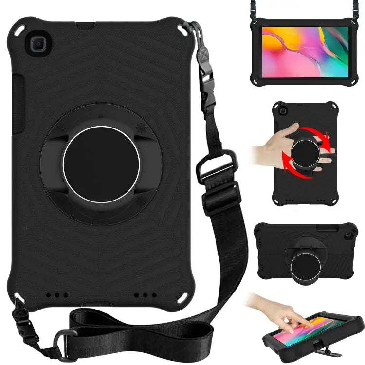 Spider King EVA Protective Case with Adjustable Shoulder Strap & Holder For Samsung Galaxy Tab A 8.0 2018 SM-T387W