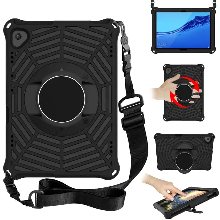 Spider King EVA Protective Case with Adjustable Shoulder Strap & Holder For Huawei MediaPad T5 For Huawei MatePad T 8