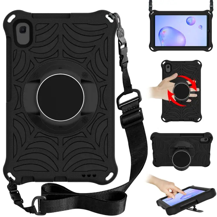 Spider King EVA Protective Case with Adjustable Shoulder Strap & Holder For Samsung Galaxy Tab A 8.0 2018 SM-T387W