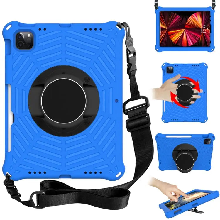 Spider King EVA Protective Case with Adjustable Shoulder Strap & Holder & Pen Slot For iPad 9.7 2018 & 2017 / Pro 9.7