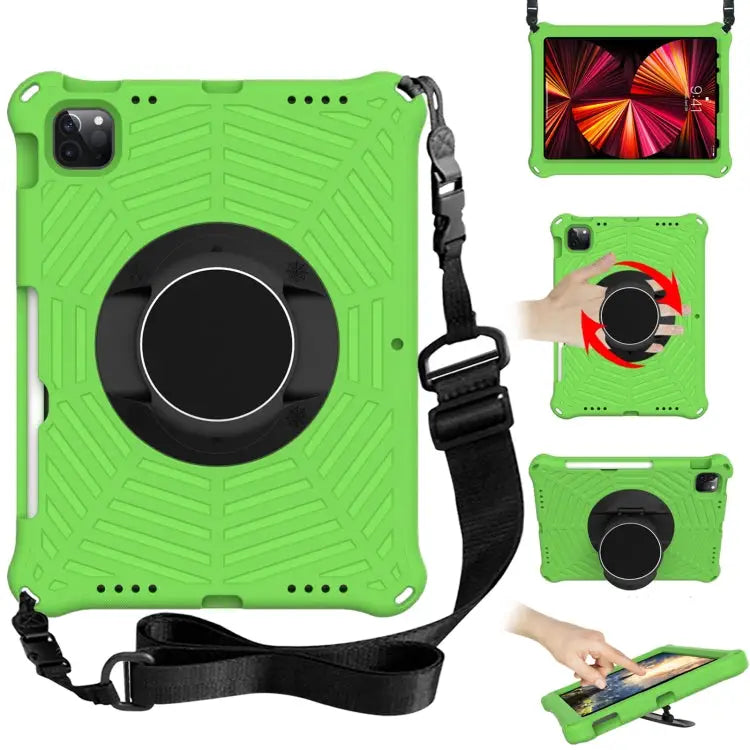 Spider King EVA Protective Case with Adjustable Shoulder Strap & Holder & Pen Slot For iPad 9.7 2018 & 2017 / Pro 9.7