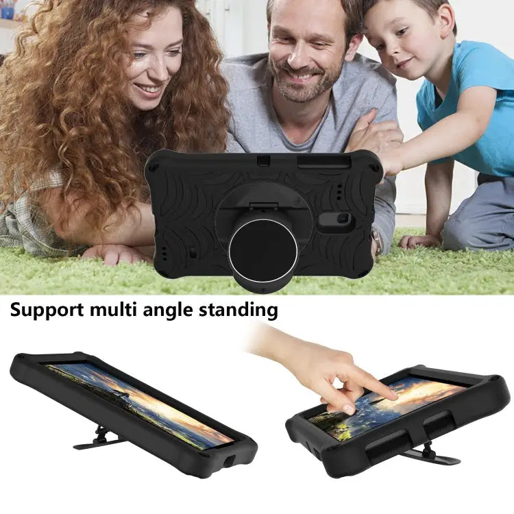 Spider King EVA Protective Case with Adjustable Shoulder Strap & Holder For Samsung Galaxy Tab A 8.0 2018 SM-T387W