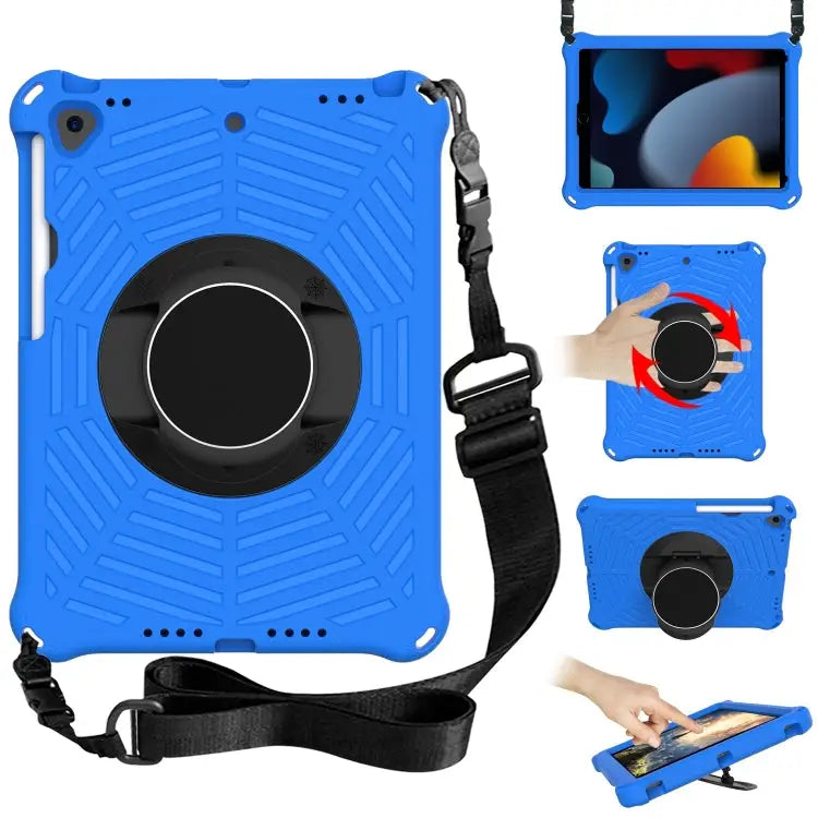 Spider King EVA Protective Case with Adjustable Shoulder Strap & Holder & Pen Slot For iPad 9.7 2018 & 2017 / Pro 9.7