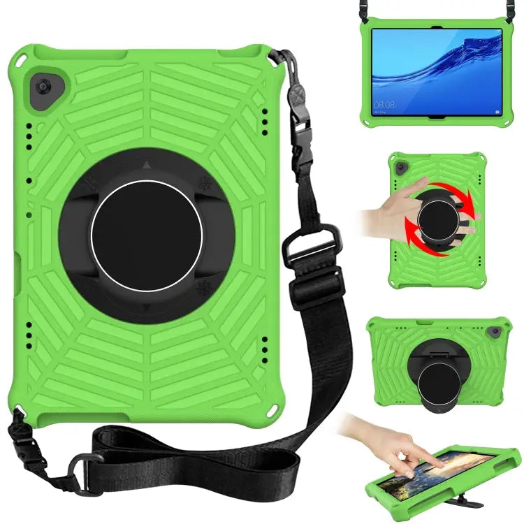 Spider King EVA Protective Case with Adjustable Shoulder Strap & Holder For Huawei MediaPad T5 For Huawei MatePad T 8