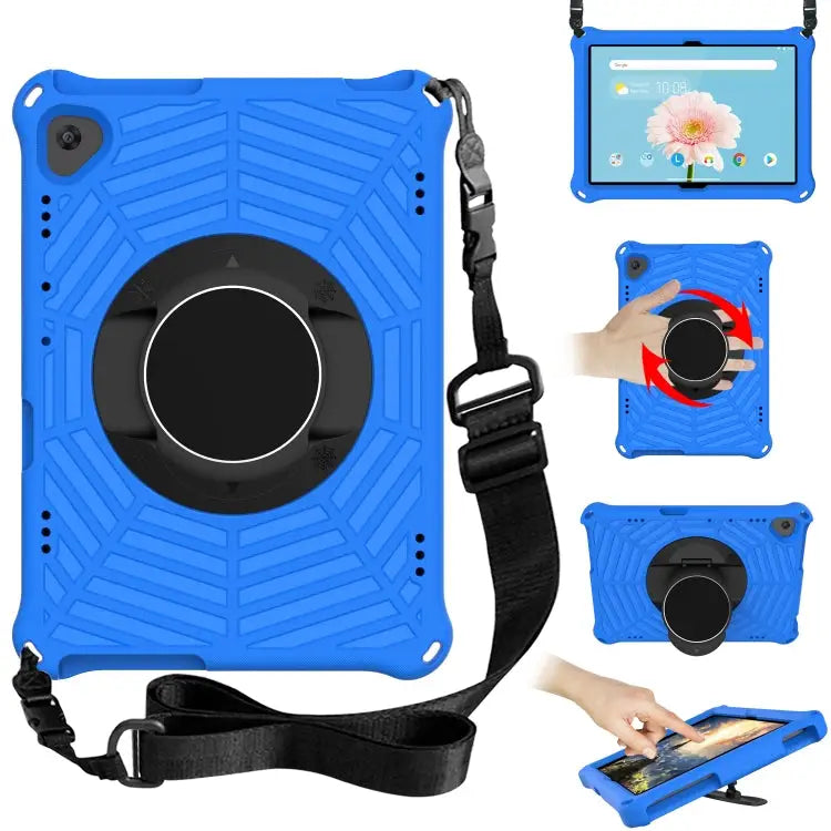 Spider King EVA Protective Case with Adjustable Shoulder Strap & Holder For Lenovo M10 Plus TB-X606F For Lenovo M10 FHD