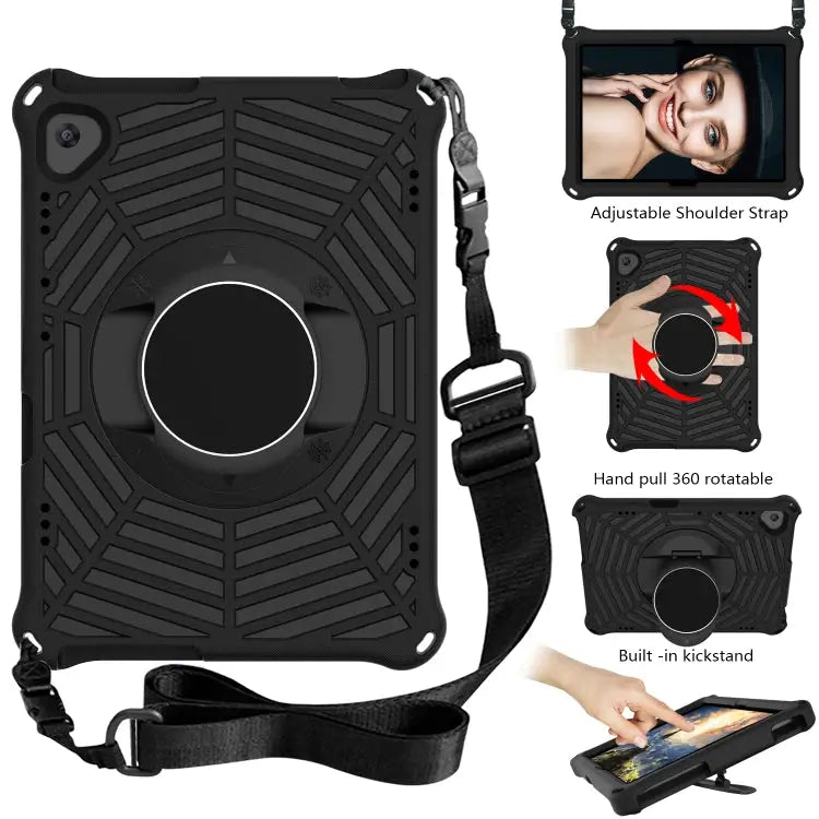 Spider King EVA Protective Case with Adjustable Shoulder Strap & Holder For Huawei MediaPad T5 For Huawei MatePad T 8