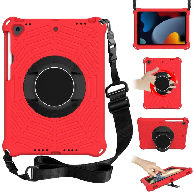 Spider King EVA Protective Case with Adjustable Shoulder Strap & Holder & Pen Slot For iPad 9.7 2018 & 2017 / Pro 9.7