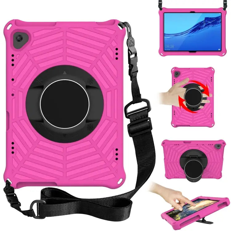 Spider King EVA Protective Case with Adjustable Shoulder Strap & Holder For Huawei MediaPad T5 For Huawei MatePad T 8