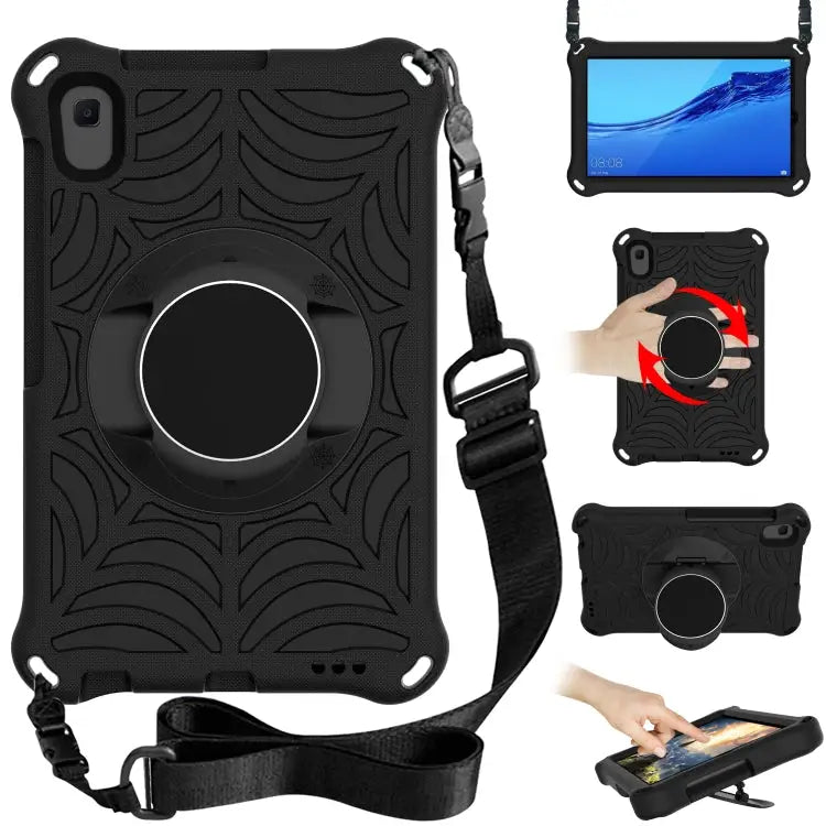 Spider King EVA Protective Case with Adjustable Shoulder Strap & Holder For Amazon Kindle Fire HD 8 2020 For iPad Mini