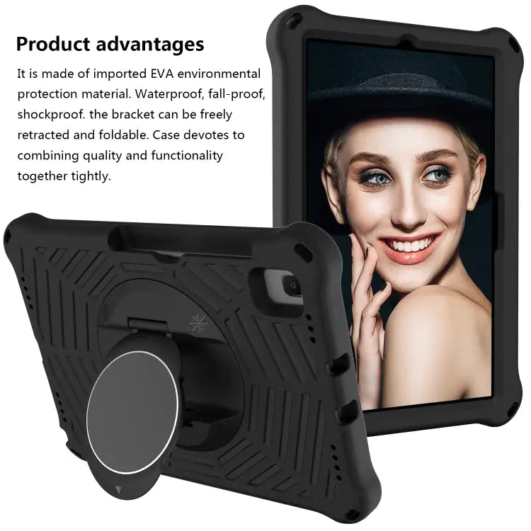 Spider King EVA Protective Case with Adjustable Shoulder Strap & Holder For Lenovo M10 Plus TB-X606F For Lenovo M10 FHD