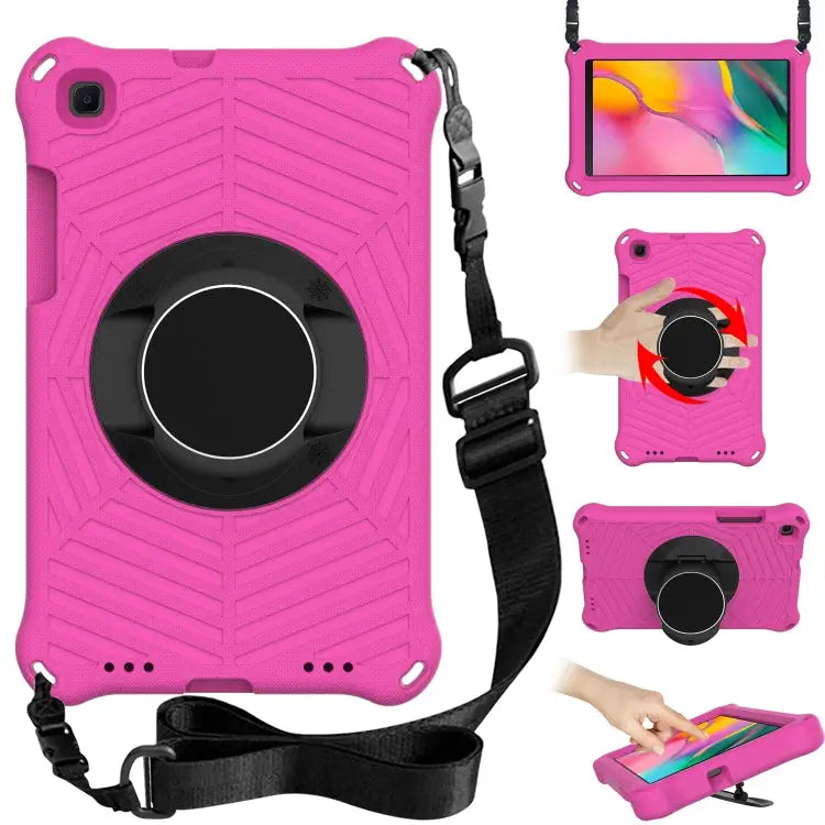 Spider King EVA Protective Case with Adjustable Shoulder Strap & Holder For Samsung Galaxy Tab A 8.0 2018 SM-T387W