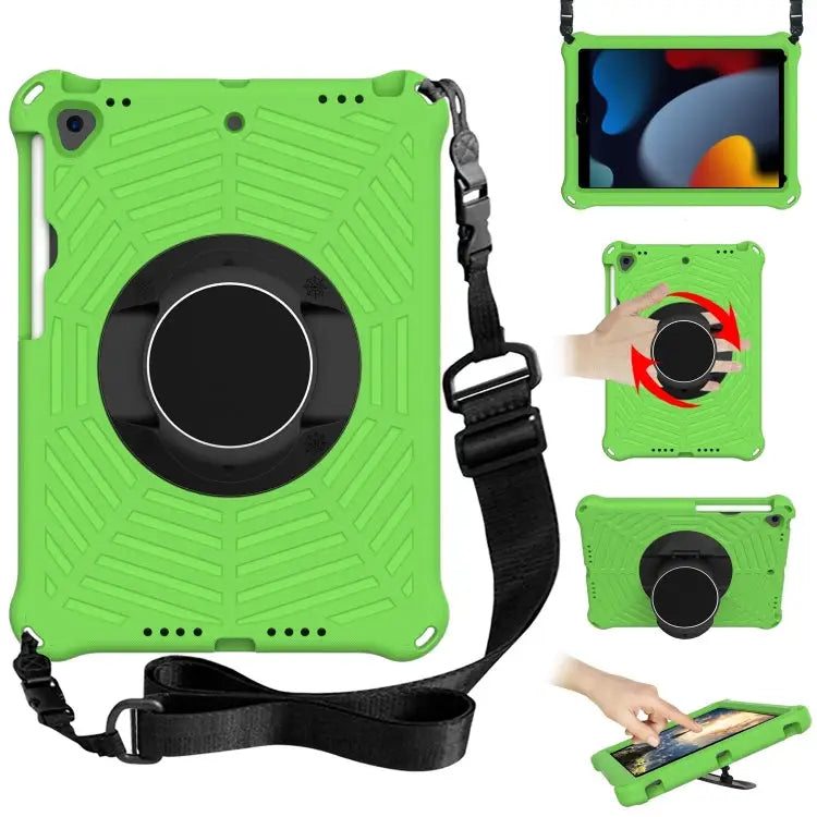 Spider King EVA Protective Case with Adjustable Shoulder Strap & Holder & Pen Slot For iPad 9.7 2018 & 2017 / Pro 9.7