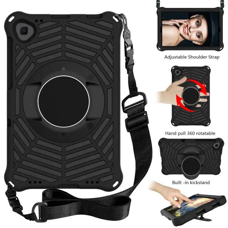 Spider King EVA Protective Case with Adjustable Shoulder Strap & Holder For Lenovo M10 Plus TB-X606F For Lenovo M10 FHD