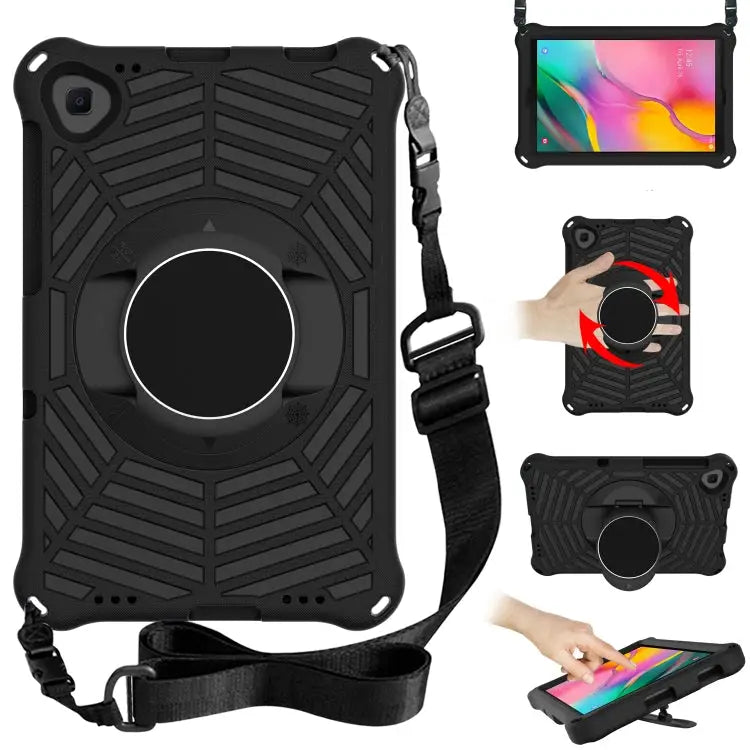 Spider King EVA Protective Case with Adjustable Shoulder Strap & Holder For Samsung Galaxy Tab A 8.0 2018 SM-T387W