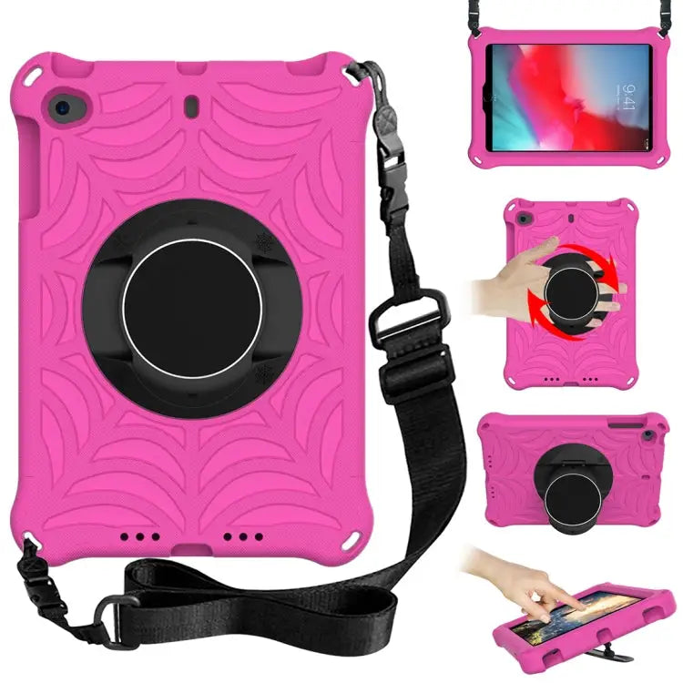 Spider King EVA Protective Case with Adjustable Shoulder Strap & Holder For Amazon Kindle Fire HD 8 2020 For iPad Mini