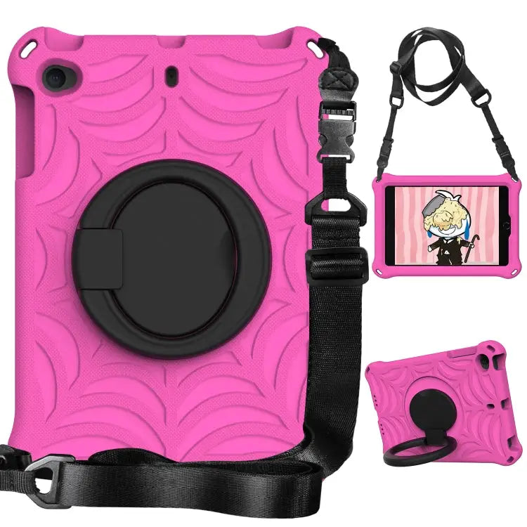 Spider King Silicone Protective Tablet Case For iPad mini 5 / 4 / 3 / 1 - For iPad mini 5 / 4 / 3 / 1 / Rose Red