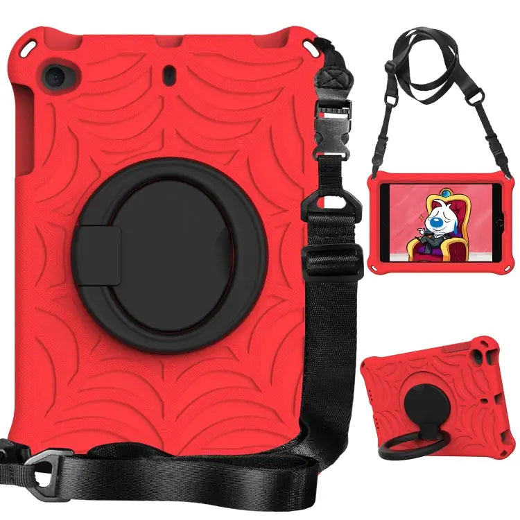 Spider King Silicone Protective Tablet Case For iPad mini 5 / 4 / 3 / 1 - For iPad mini 5 / 4 / 3 / 1 / Red - Apple