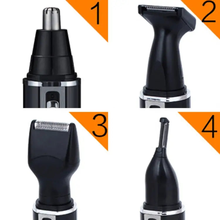 SPORTSMAN Four-in-one Rechargeable Ear Nose Trimmer Electric Shaver Beard Face Eyebrows Hair Trimmer For Men