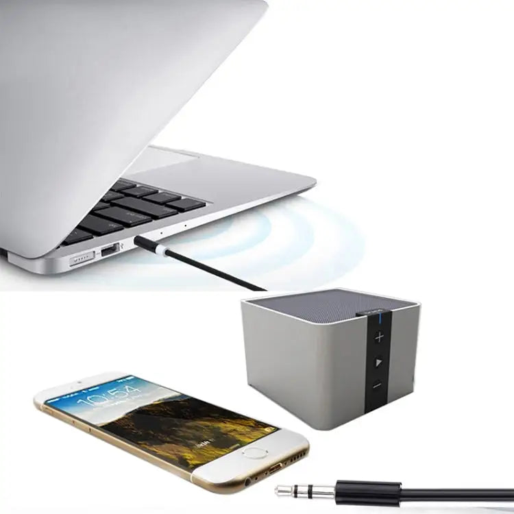 Spring Coiled 3.5mm Aux Cable Compatible with Phones Tablets Headphones MP3 Player Car/Home Stereo & More Length: 20cm