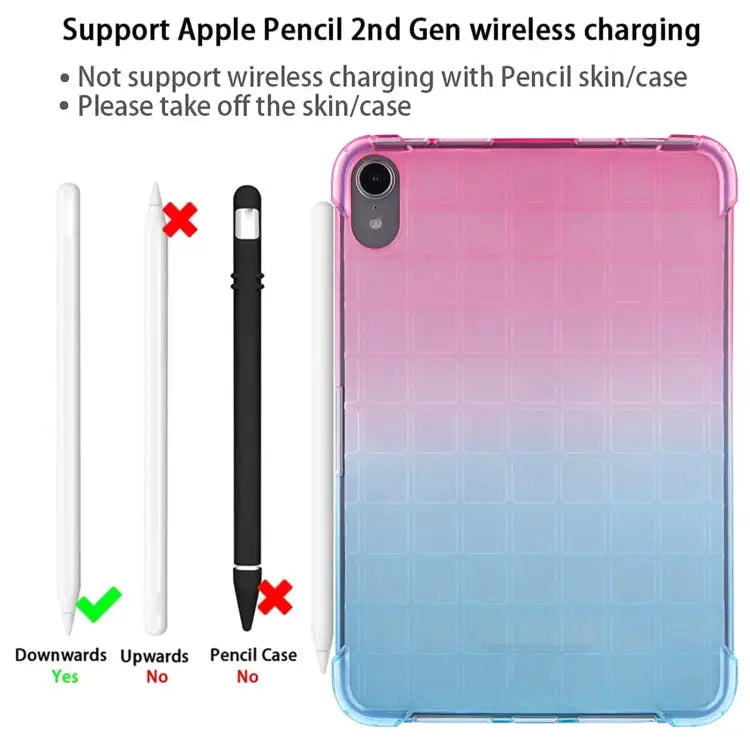 Square Gradient TPU Tablet Case For iPad 10th Gen 10.9 2022 - Apple Accessories