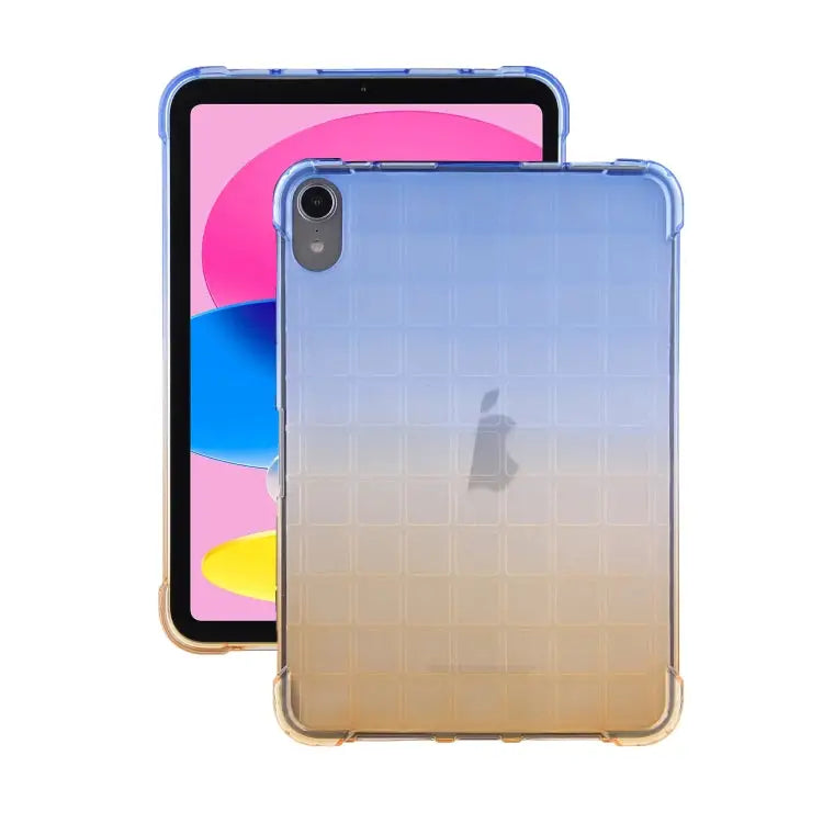 Square Gradient TPU Tablet Case For iPad 10th Gen 10.9 2022 - For iPad 10th Gen 10.9 2022 / Blue Gradient Yellow