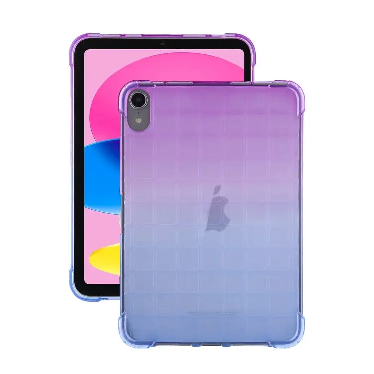 Square Gradient TPU Tablet Case For iPad 10th Gen 10.9 2022 - For iPad 10th Gen 10.9 2022 / Purple Gradient Blue