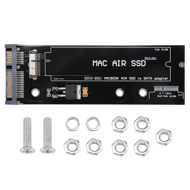 SSD to SATA Adapter for Macbook Air 11.6 inch A1370 (2010-2011) & 13.3 inch A1369 (2010-2011) SSD to SATA A1370 A1369